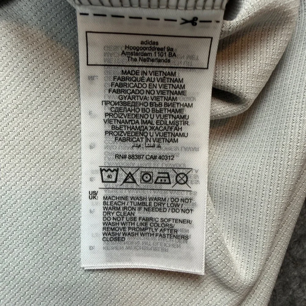 Adidas Polo Shirt Men's 2XL Gray Short Sleeve Golf Athletic IU4419